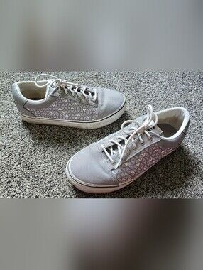 Airwalk Alya 5 Geometric Canvas Low Top Sneakers - Womens Size 8